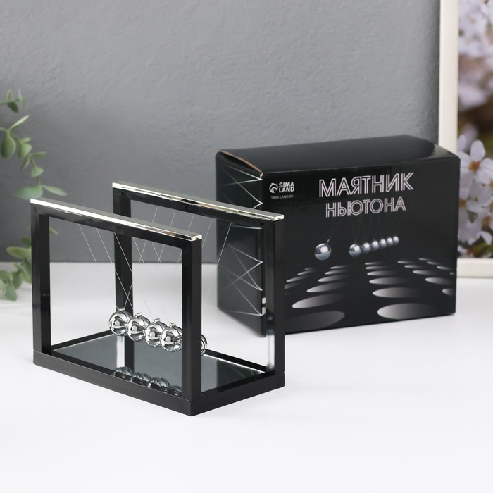 Маятник Маятник "Шары техно" МИКС, прямоугольник, 12х15х8,5 см