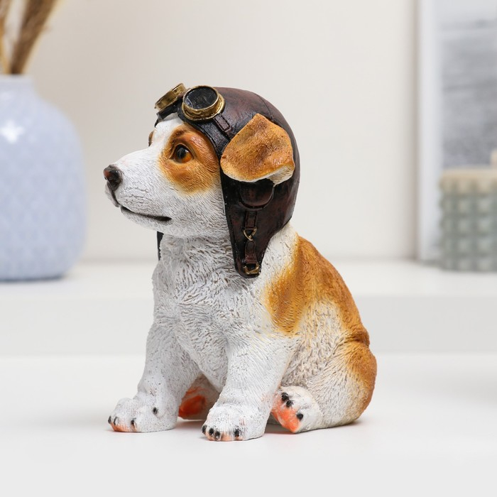 Фигура  Фигура "Щенок - авиатор" 14х10х16см