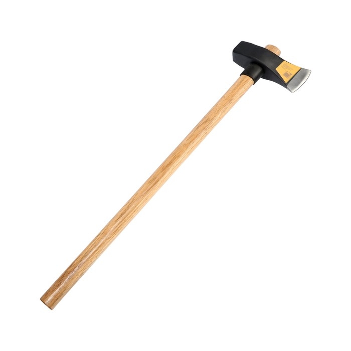 Колун-кувалда кованый ТУНДРА ПРОФИ, обратный всад, рукоятка из бука, с защитой, 3.6 кг Колун-кувалда кованый ТУНДРА ПРОФИ, обратный всад, рукоятка из бука, с защитой, 3.6 кг