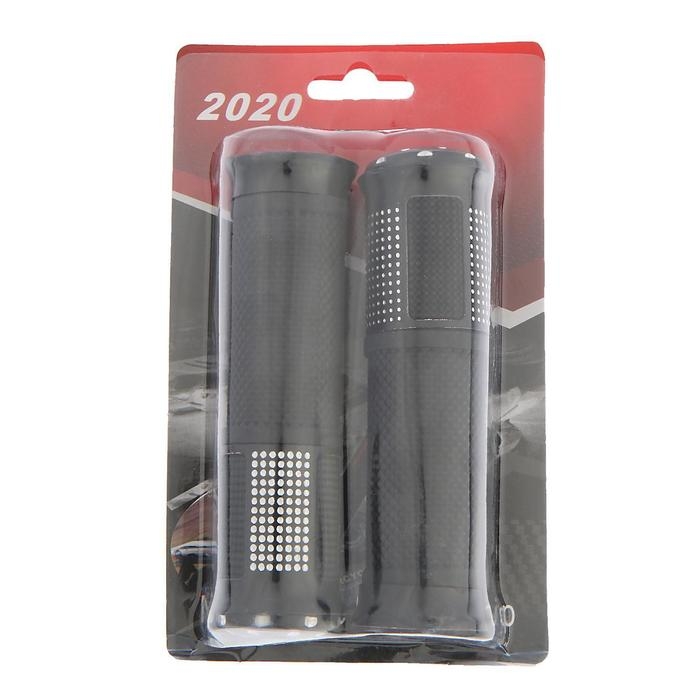 Грипсы универсальные, противоскользящие 22 х130 мм, набор 2 шт, цвет черный Грипсы универсальные, противоскользящие 22 х130 мм, набор 2 шт, цвет черный