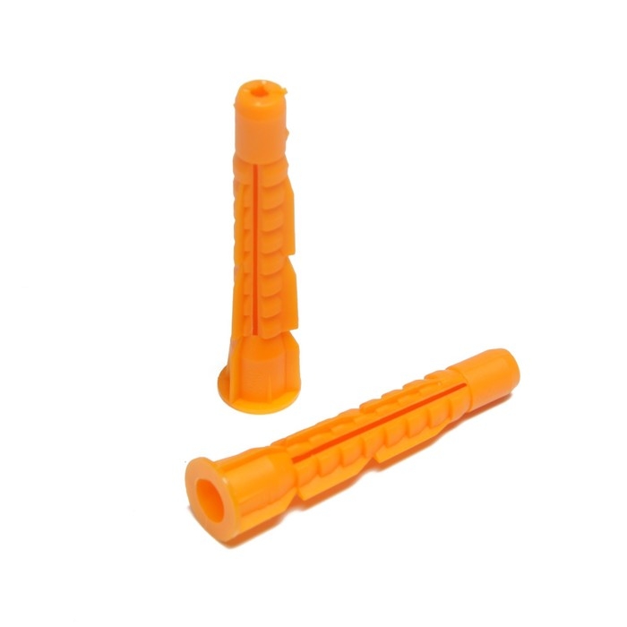 Дюбель  Дюбель "ТУНДРА", универсальный, с бортом, полипропиленовый, 8x52 мм, 500 шт