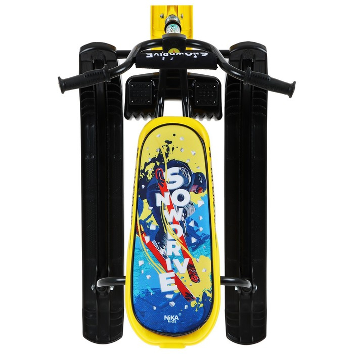 Снегокат «Ника-джамп Зимний спорт», СНД 1, цвет чёрный/жёлтый Снегокат «Ника-джамп Зимний спорт», СНД 1, цвет чёрный/жёлтый