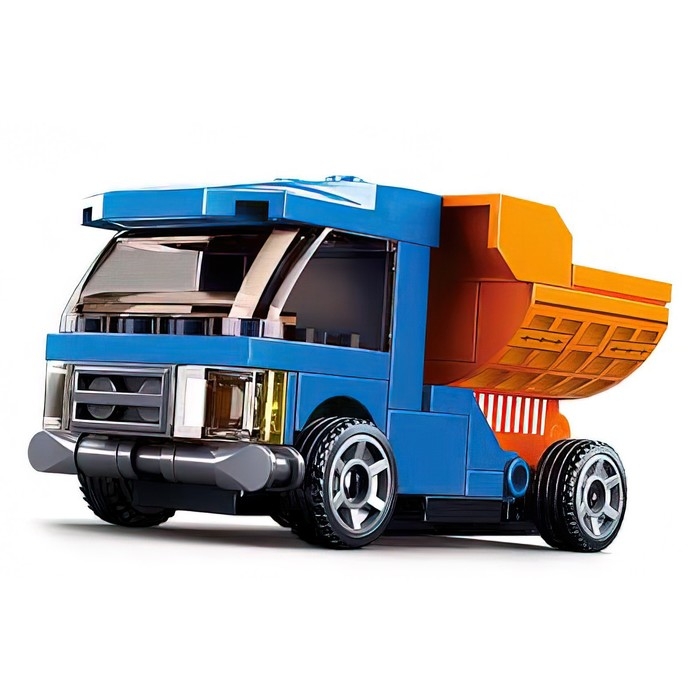 Конструктор спецтехника &laquo;Самосвал&raquo; Sluban Механо, инерционный, 44 детали, 6+