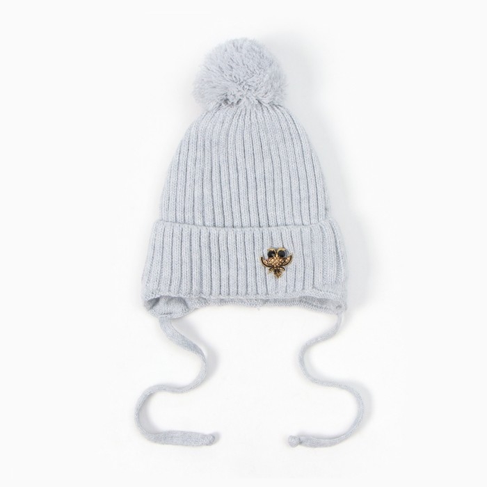 Шапка детская, цвет серый, размер 52-54 Шапка детская, цвет серый, размер 52-54