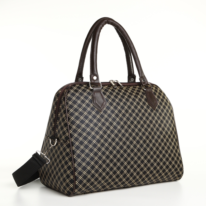 Сумка дорожная на молнии, цвет коричневый Сумка дорожная на молнии, цвет коричневый