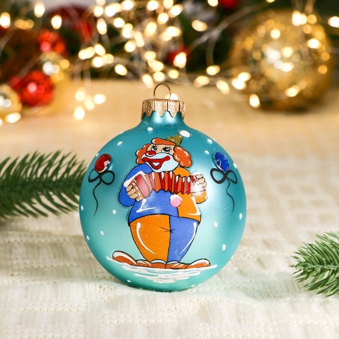 Шар Шар "Клоун с гармошкой" 8 см микс