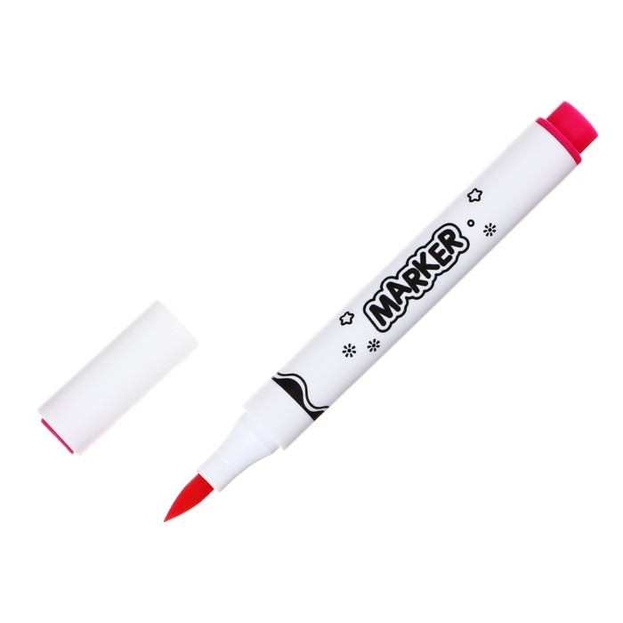 Набор маркеров, 12 цветов, кистеобразный наконечник, в пластиковой коробке Набор маркеров, 12 цветов, кистеобразный наконечник, в пластиковой коробке