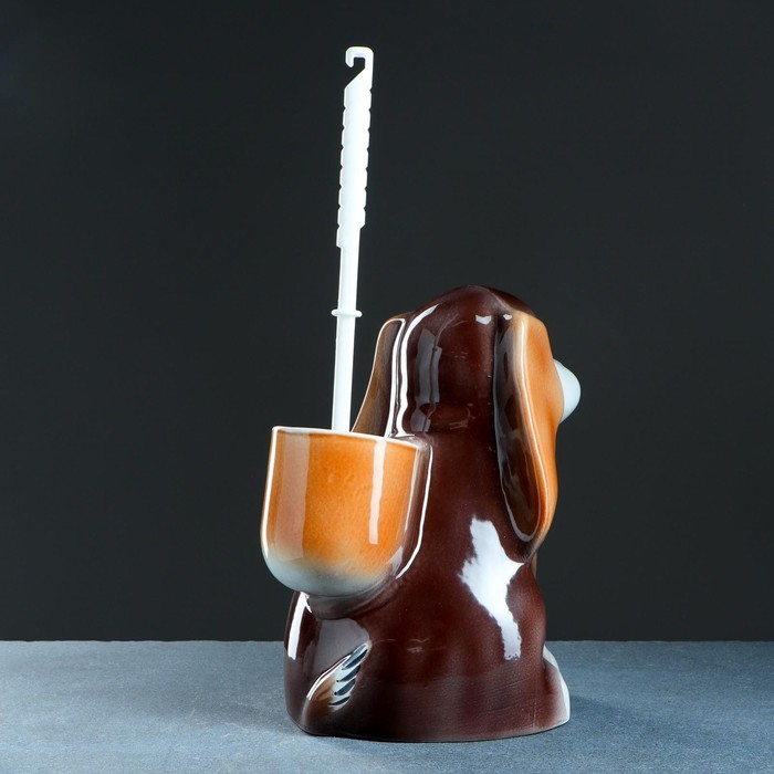 Подставка под ёрш Подставка под ёрш "Собака", с ёршиком