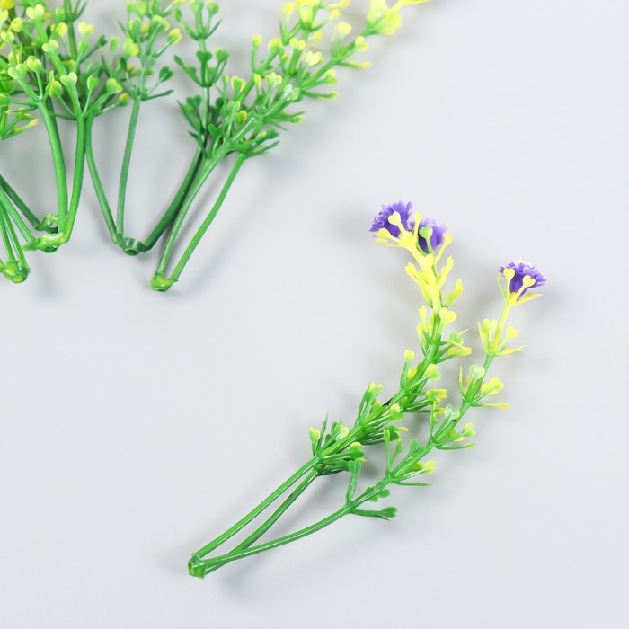 Декор для творчества Декор для творчества "Агапантус" набор 6 шт фиолетовый 9,5 см