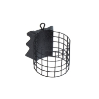 Груз-кормушка металлическая X-FEEDER ME ALLIGATOR M GRID, цвет Matt Black, 60 г, 28 мл