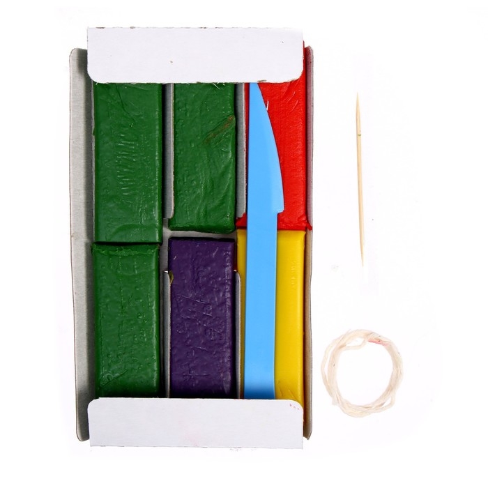 Свеча своими руками на новый год «Новогодний подарок», новогодний набор для творчества Свеча своими руками на новый год «Новогодний подарок», новогодний набор для творчества