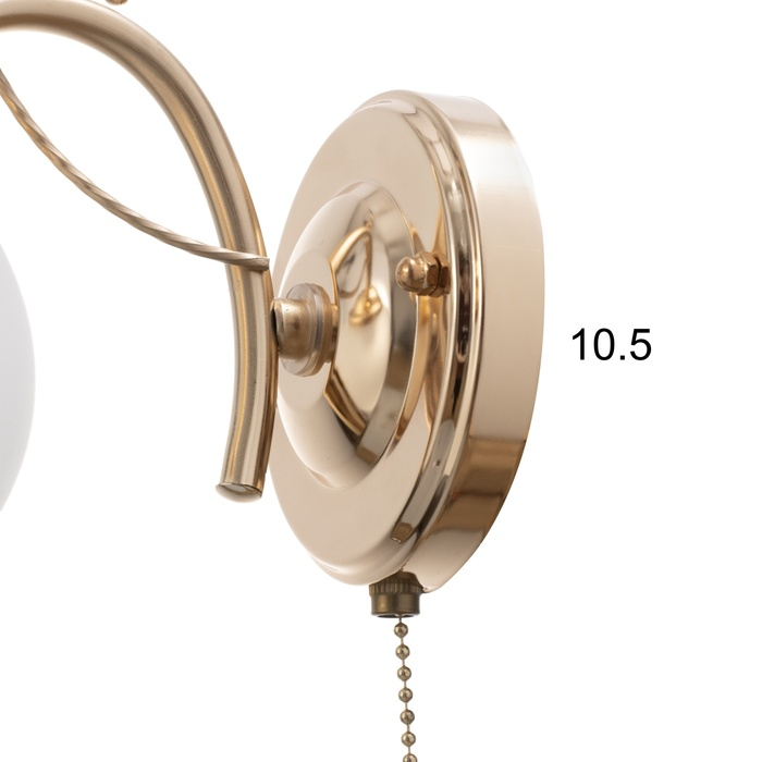 Бра 91333/1 E27 40Вт золото 21х19х21 см