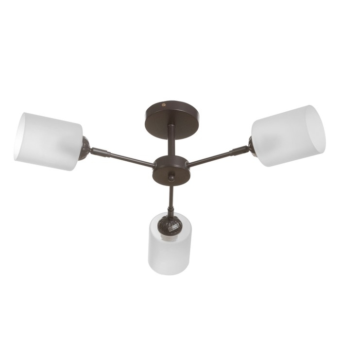 Люстра Люстра "Исла" 3х60Вт Е27 Коричневый 48х48х22см