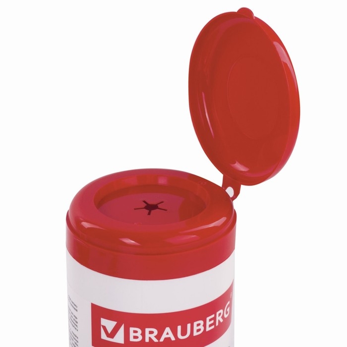 Чистящие салфетки для экранов и пластика, универсальные, «Лимон», в тубе 100 штук, влажные Чистящие салфетки для экранов и пластика, универсальные, «Лимон», в тубе 100 штук, влажные