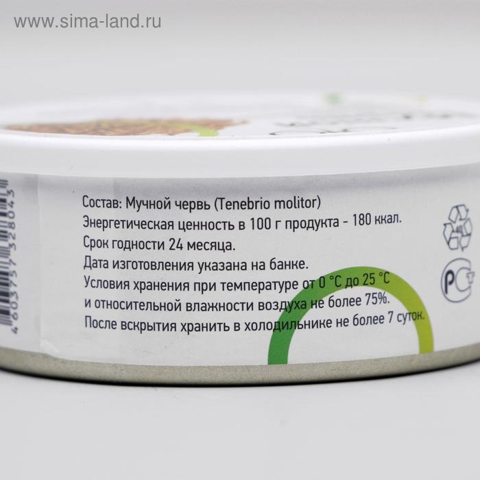 Консервированный корм ONTO для животных, мучной червь, 40 г Консервированный корм ONTO для животных, мучной червь, 40 г