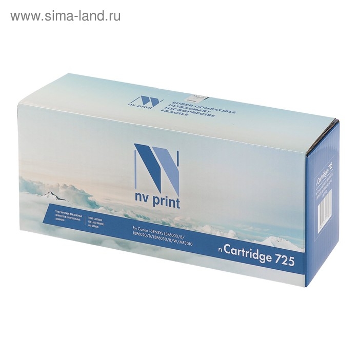 Картридж NV PRINT 725 для Canon i-SENSYS LBP6000/LBP6020/LBP6030/MF3010 (1600k), черный Картридж NV PRINT 725 для Canon i-SENSYS LBP6000/LBP6020/LBP6030/MF3010 (1600k), черный