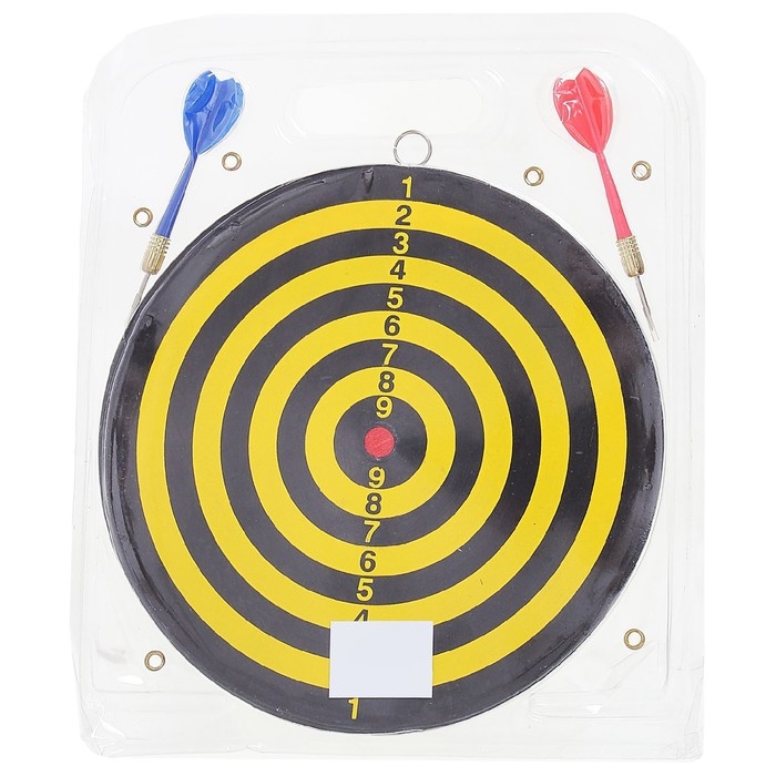 Дартс, мишень диаметром 22 см, 2 дротика Дартс, мишень диаметром 22 см, 2 дротика