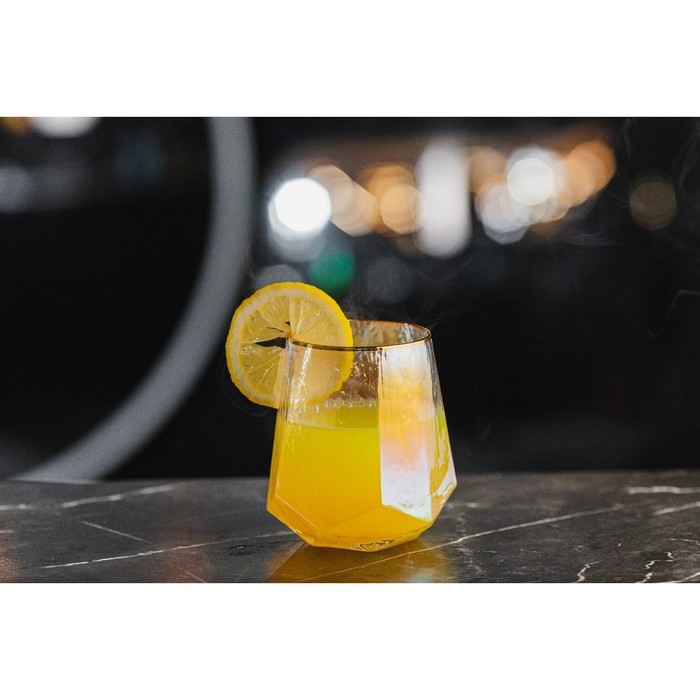 Стакан стеклянный Magistro «Дарио», 450 мл, цвет перламутровый Стакан стеклянный Magistro «Дарио», 450 мл, цвет перламутровый