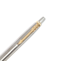 Ручка шариковая Parker Jotter Core K691 Stainless Steel GT M, корпус из нержавеющей стали, серебристый глянцевый