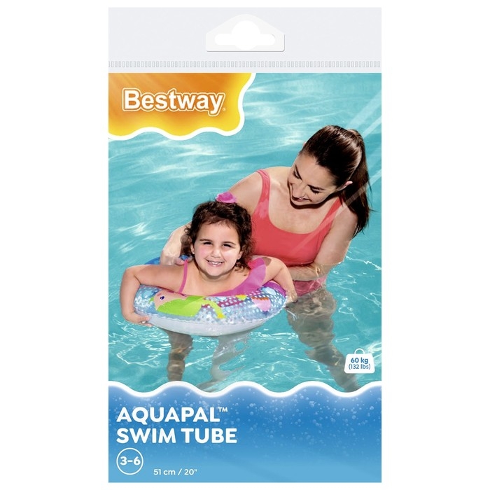 Круг надувной для плавания «Морские приключения», d=51 см, от 3-6 лет, цвет МИКС, 36113 Bestway Круг надувной для плавания «Морские приключения», d=51 см, от 3-6 лет, цвет МИКС, 36113 Bestway