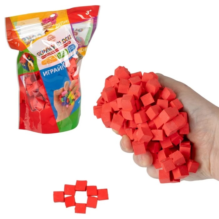 Конструктор — пластилин Gummy Blocks, красный Конструктор — пластилин Gummy Blocks, красный