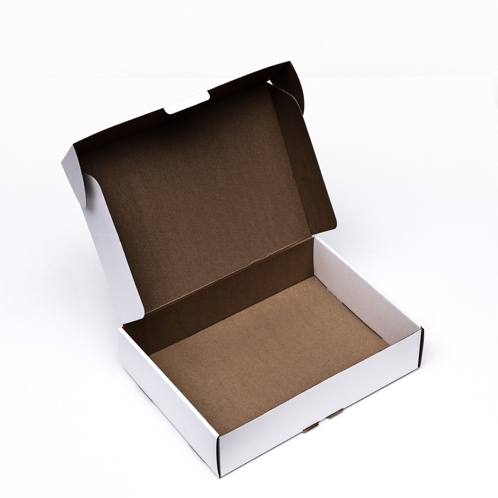 Коробка самосборная, белая, 38 х 28 х 9 см, Коробка самосборная, белая, 38 х 28 х 9 см,