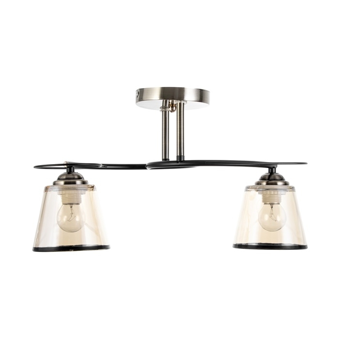 Люстра Люстра "Каэль" 2хЕ27 40Вт черно-бронзовый 40х28 см