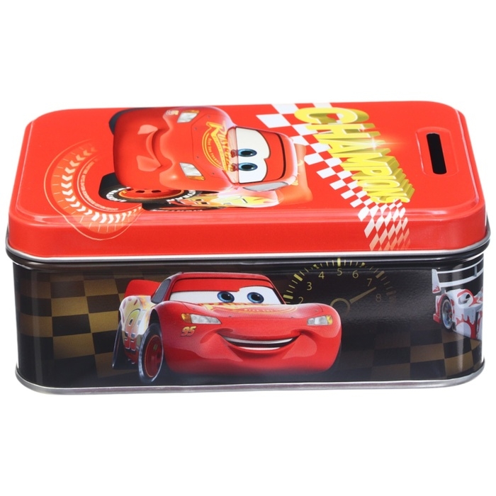 Копилка 14х10х5.8 см, металл, Тачки Копилка 14х10х5.8 см, металл, Тачки