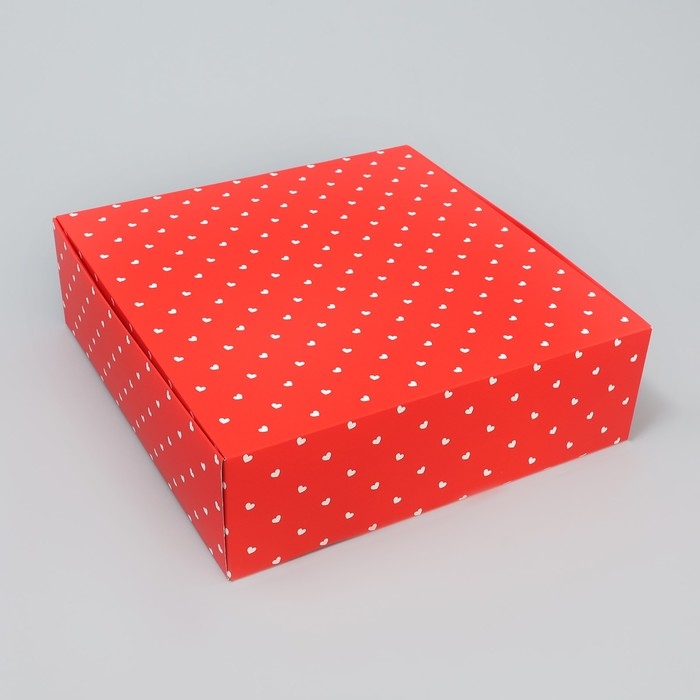 Коробка подарочная складная, упаковка, «Любовь», 26 х 26 х 8 см