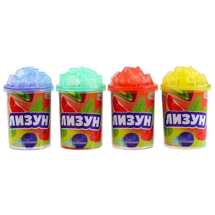 Лизун - слайм «Коктейль», цвета МИКС