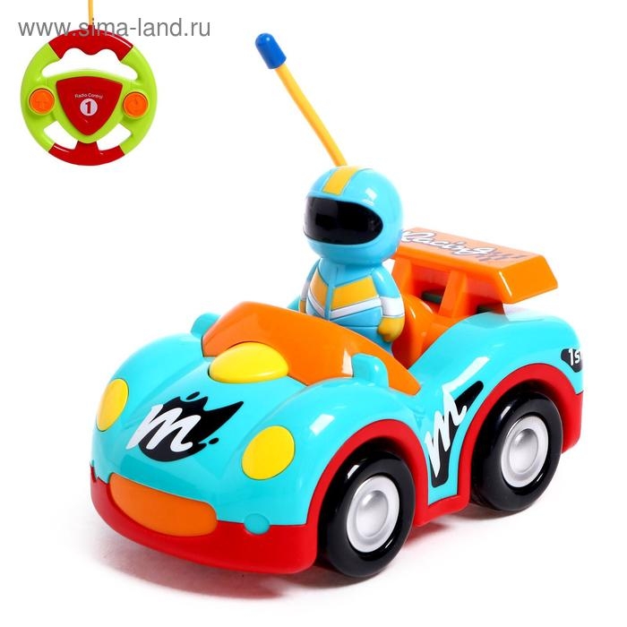 Машина радиоуправляемая «Гонка», работает от батареек, МИКС Машина радиоуправляемая «Гонка», работает от батареек, МИКС
