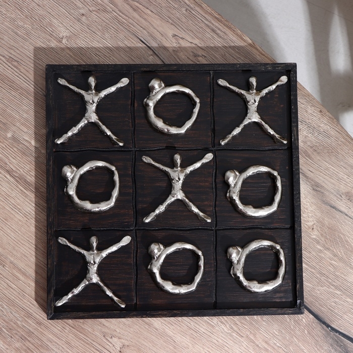 Игра настольная  Игра настольная "Крестики-нолики" 32х32х3 см