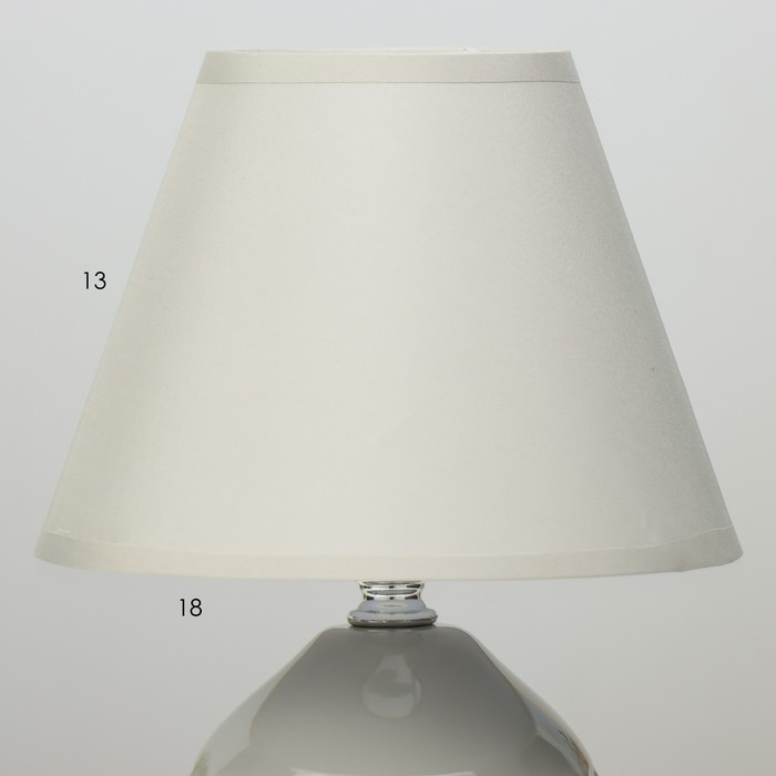 Лампа настольная 37514/1 1х40Вт Е14 перламутровый 18х18х26 см RISALUX