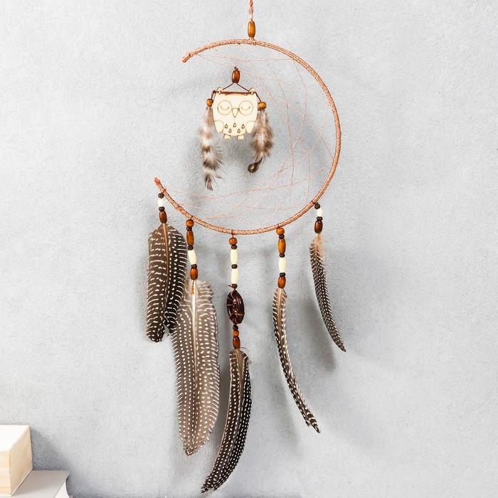 Ловец снов Ловец снов "Спящая сова" 58х16 см