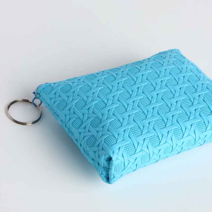 Кошелёк женский на молнии, цвет голубой Кошелёк женский на молнии, цвет голубой