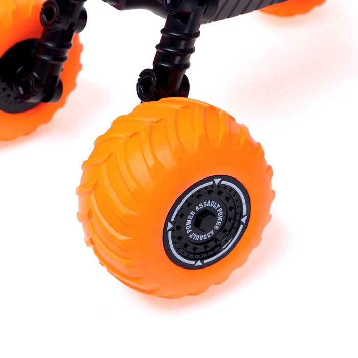 Джип радиоуправляемый «Акробат», выполняет трюки, работает от аккумулятора, цвет черный Джип радиоуправляемый «Акробат», выполняет трюки, работает от аккумулятора, цвет черный