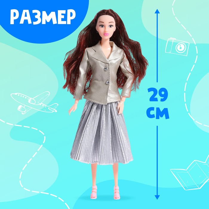 Кукла-модель шарнирная «Барбара в Милане» с аксессуарами, серия Вокруг света Кукла-модель шарнирная «Барбара в Милане» с аксессуарами, серия Вокруг света