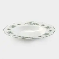 Тарелка глубокая WY Emerald Essence, 200 мл, d=21.5 см, фарфор, белая