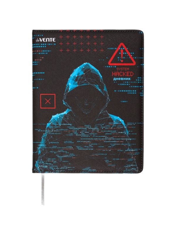 Дневник школьный 1-11 класс, deVENTE. Label. Hacker", искусственная кожа, антивандальный