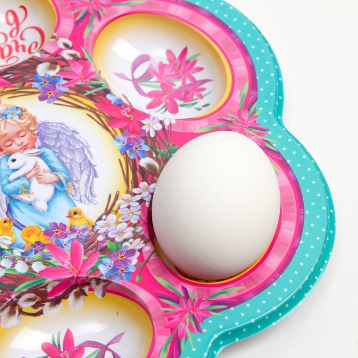 Пасхальная подставка на 6 яиц «Ангел» на пасху, 21,5 х 19.9 см. Пасхальная подставка на 6 яиц «Ангел» на пасху, 21,5 х 19.9 см.