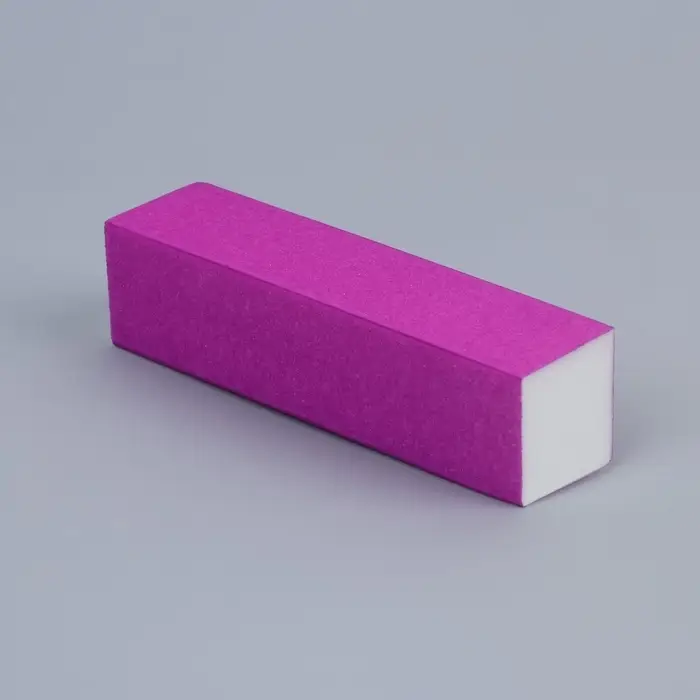 Баф наждачный для ногтей «Нео», четырёхсторонний, 9.5×2.5×2.5 см, МИКС