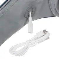 Массажёр для спины и шеи LEM-29, наплечный, ИК подогрев, серый