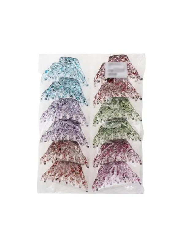 Крабик для волос &laquo;Бетуль&raquo;, трапеция, 9 см, МИКС