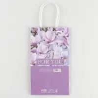 Пакет подарочный крафтовый, упаковка, «For you», 12 х 21 х 9 см Пакет подарочный крафтовый, упаковка, «For you», 12 х 21 х 9 см