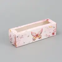 Коробка подарочная для макарун &laquo;Только для тебя&raquo;, 18&times;5.5&times;5.5 см