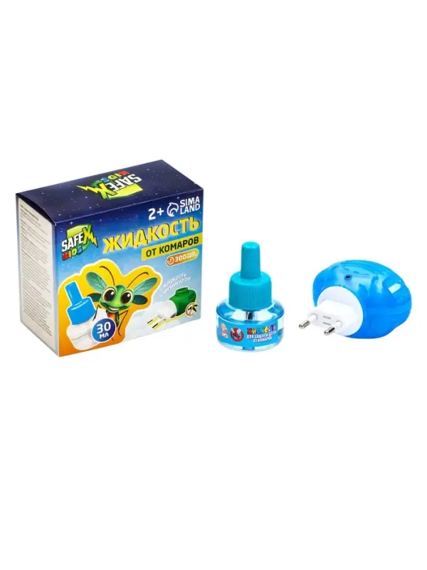 Комплект от комаров SAFEX KIDS (фумигатор+жидкость), 1 шт.