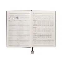 Ежедневник недатированный формат А5, 80л, линия, с ручкой, подар коробка, Черный