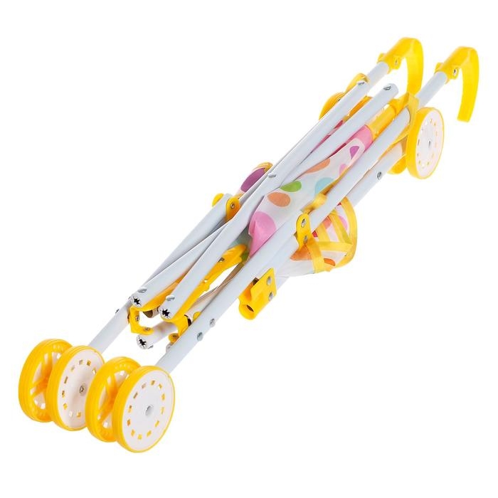 Кукольная коляска-трость, металлический каркас Кукольная коляска-трость, металлический каркас