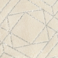 Плед микрофибра Luscan, фольга бежевый 200х220