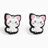 Серьги гвоздики «Красавица» 6 х 6,5 см